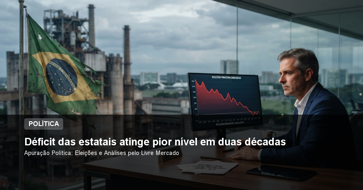 Déficit das estatais atinge pior nível em duas décadas