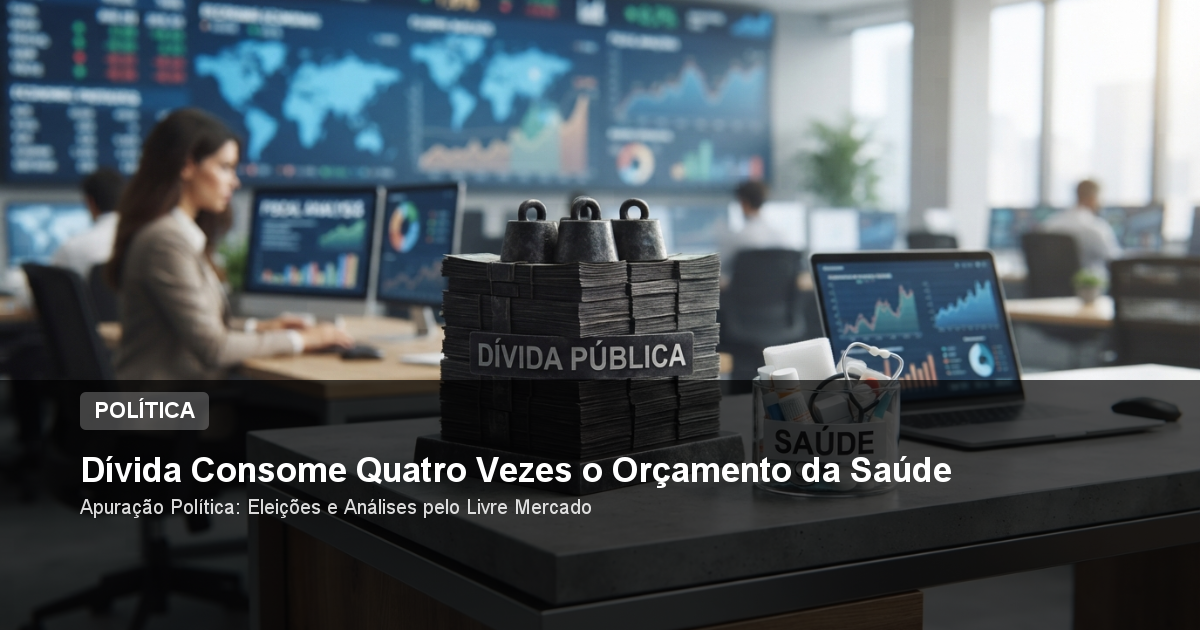 Dívida Consome Quatro Vezes o Orçamento da Saúde